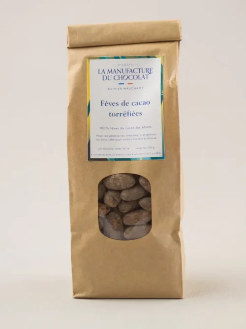 Fèves de cacao torréfiées
