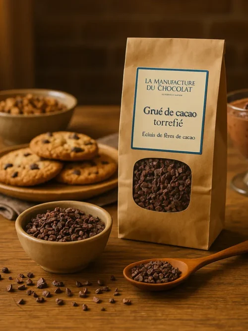 Grué de cacao torréfié pour cuisiner