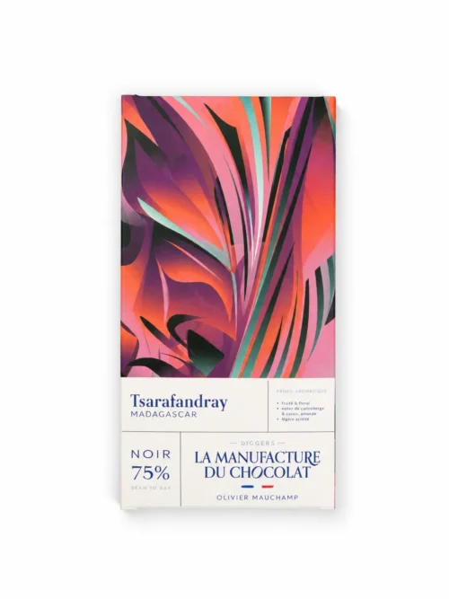 Madagascar Tsarafandray – Tablette chocolat noir 75%